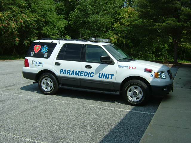emergency vehicle lettering ambulance paramedic